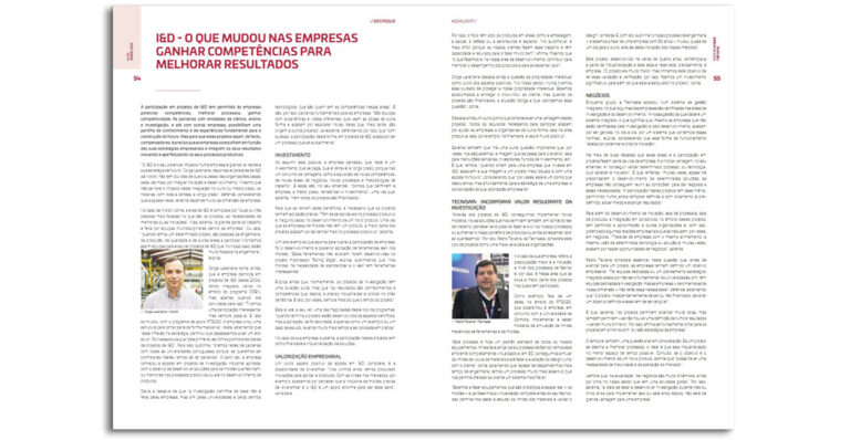 Tecnisata: Incorporate Value Resulting from Research - Molde Magazine, Highlight R&D - What has changed in companies